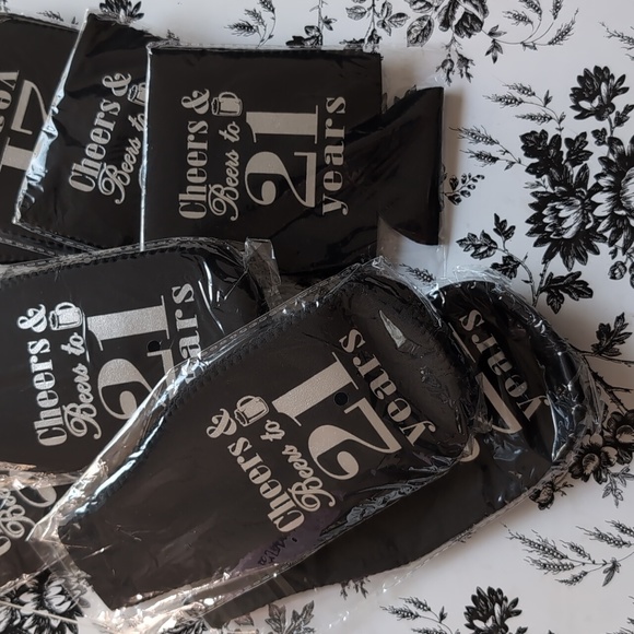 21st birthday party Coozies - Picture 1 of 3